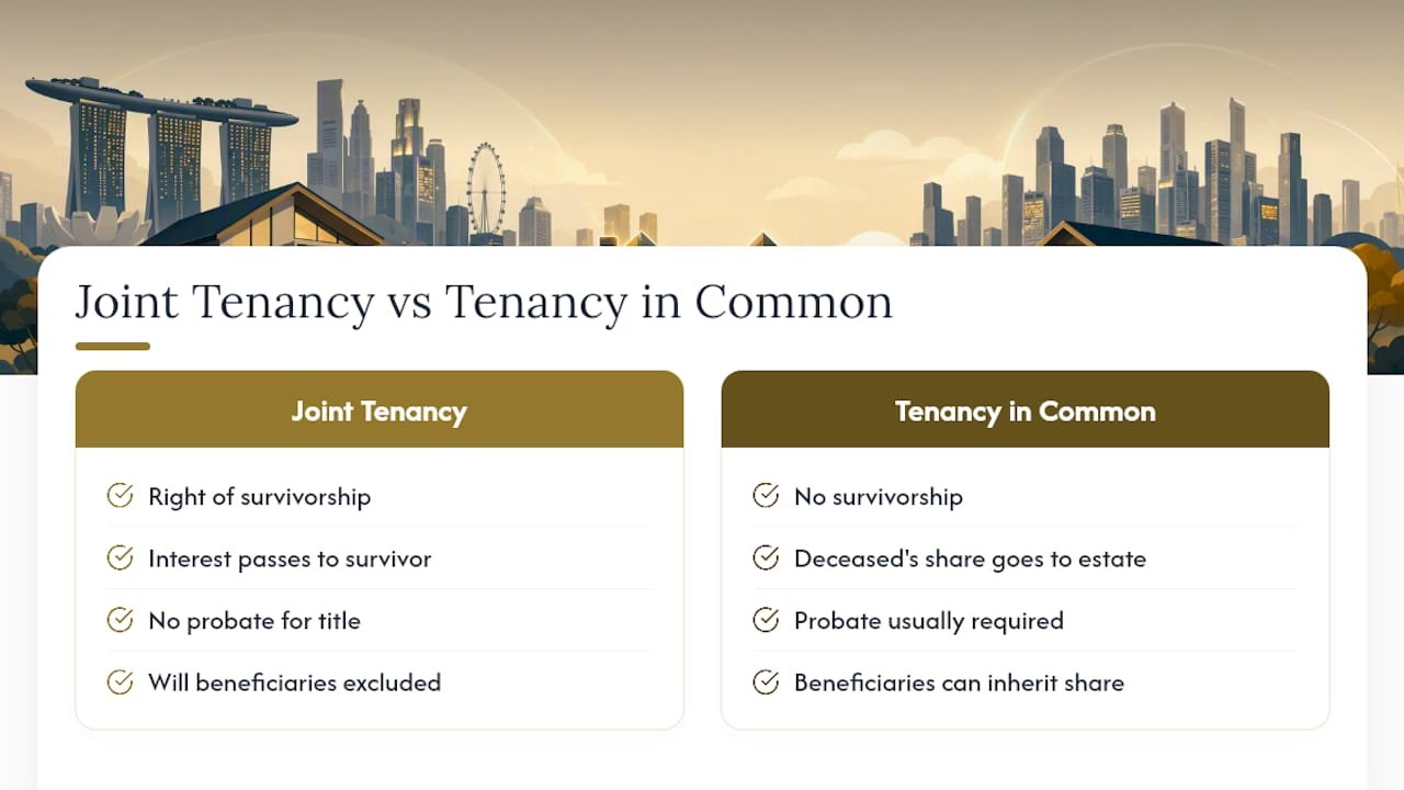 Joint tenancy and tenancy in common comparison