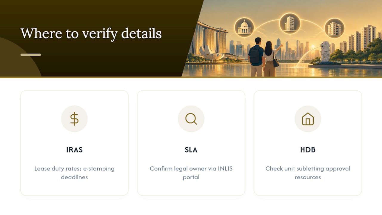 SLA IRAS and HDB verification sources